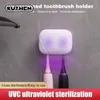 Zahnbürste Desinfektionsmittel Blaues Licht UV Zahnbürste Kopf Desinfektion Box Trockenbox Sterilisator wiederaufladbare tragbare Zahnbürstenhalter 240413