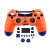 Fall Chenghaoran Berry Blue Sunset Orange Housing Shell Cover -knappsatser Ersättning för PS4 Pro Slim 4.0 JDS 040 Controller