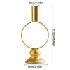 Candele Candele Dollo Gold Table Table Centrotavola Decorativo Candlestick Decor per pranzo per matrimoni