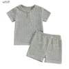 Kleidungsstücke Kleidungsstücke Summer Weiche Baumwolle Kleinkind Jungen Mädchen Outfit