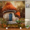 Shower Curtains Fairy Dream Forest Curtain Waterproof Bathroom Polyester Cartoon Fantasy Bath Home Decoration With Hooks