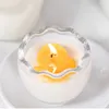 Candle Holders Glass For Room Decor Clear Table Decoration Centerpiece Beach House Home Kitchen Living Dining