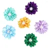 Abbigliamento per cani 30pcs PET Multicolore Flower Hair Bows Accessori per cuccioli di cucciolo di gatto medio