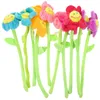 Decorative Flowers 10pcs Plush Sunflower Bendable Curtain Buckles Stuffed Ties Artificial Girl For Men Flowerbed