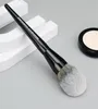NOUVEAU BLACK PRO BRONZER BROST 80 Extra Large Round Doled Soft Brishtes Powder Beauty Cosmetics Tool 4124516