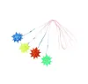 Flashing Crystal Star Necklaces Kids Glowing Light Up Rubber Planet Pendant Toy Jewelry Party Favors Goodie Bag Fillers ZZ