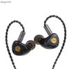 T3 hörlurar tinhifi plus 10mm LCP Membran Hifi hörlurar i öronhängen trådbundna musikörlurar IEM 2PIN Oxygenfri kopparkabel 3,5 mm knoppar S 2P