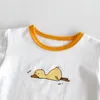 Kledingsets Baby Zomerkleding Pak Girls Boys Cotton T-Shirt Shorts Cartoon Dieren Afdrukken Kort Mouw Tops Child Casual Outfits