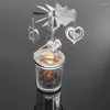 Держатели свечей ротари -держатель металлический вращающийся чайный чайная чашка романтическое украшение свечи