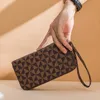 Wallet Printed Korean Fashion Double Layer Zipper Handheld Bag for Men and Women Long 2024