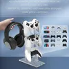 Keukenopslag zwarte 3-laags controller houder duurzame witte transparante game handgreep display standaard stabiliteit acryl ps5