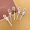 Dekoracyjne figurki 10pcs mini kawaii kreskówka bown crutch żywica płaska backbochony scrapbook DIY impreza