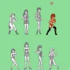 Cas Av Girl Fighting (Adulte Only) 60 broches Cartouche de jeu rétro pour la carte vidéo FC Console 8 bits