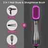 2024 escova de secador de cabelo 3 em 1 escovas de ar quente 1200 w poderoso alisador de cabelo de cabelo turmalina de cerâmica para todos os tipos de cabelo cabelos elétricos