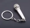 Kimter Charm Music Microphone Voice Key Rings Metal Singer Rapper Rock Keyfobs Women Men Purse Bag Pendant Car Gift Keychains M1734308873