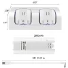 SERVANT KX4A DUALSEATER CHARGEUR AVEC LA POIGNE LETURE BLEU POUR CONTRÔLEUR WII Twoinone Double charge de chargement TwoInone Charging Dock