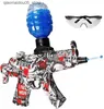 Sand Play Water Fun MP5 AK M4 Electric Automatic Gel Ball Blaster Gun Toys Air Pistol CS Fighting Outdoor Game Airsoft för vuxna pojkar som skjuter leksak Q240413