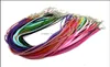 Kabeldrahtbefunde Komponenten Schmuck 27mm Mix Wildleder Wachs Halskette mit Hummerverschluss für DIY Neckalce Anhänger CRA6594168