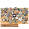 Charm Bracelets 50Pcs/Lots 12Mm Snap Button Mixed Style Diy Interchangeable Jewelry Chunk Buttons Fit Noosa Ginger Drop Delivery Dhtpw