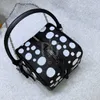 Luxusgriff Make -up -Box Mini -Umhängetasche Kette Beutel Designer Kosmetische Taschen Frauen Mode koreanische Stil kleiner quadratischer Tasche Toilettenbeutel kleine Crossbody -Geldbörsen