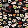 Shower Curtains Yummy Sushi Pattern Curtain For Bathroon Personalized Funny Bath Set With Iron Hooks Home Decor Gift 60x72in