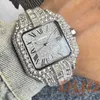 Verhoog uw luxe mode -statement met een herenbuste naar beneden VVS Moissanite Diamond Watch 2024 vangt de essentie van de nieuwste trends met doos
