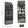 Storage Boxes 16 Pockets Over The Door Shoe Organizer Hanging Rack For Home Bedroom 600D Oxford Cloth Bag