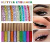 Eyeliner Yeni Makyaj Handiyan Glitter Sıvı Kalem 10 Renkler Metalik Parlak Göz Farı Liner Damlası Sağlık Sağlık Güzellik Gözleri Dhsnk