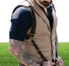 Suspenders Vintage Leather Vest Straps Braces Suspender Men Harness Punk Chest Shoulder Belt Strap Apparel Accessories4673055