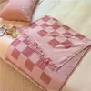 Одеяла современный простой большой шахмат