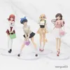 Action Toy Figures 18CM Anime Rental Girlfriend Figure Mizuhara Chizuru Red Dress Standing Asami Nanami Model PVC Cute Doll Collection Girls Toys