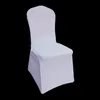 5 PCS Stretch Elastic Universal Spandex Wedding Chair Covers Polyester Fabric for Party Banquet Hotel Supplies Many Colors