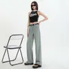 2024 Spring/Summer New Pattern Narrow Edition Straight Barrel High Waist Slimming Jeans Womens