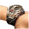 2024 패션 스포츠 개인 Domineering Luxury Men 's Watches 고무 밴드 쿼츠 손목 시계 남성 시계 캘린더