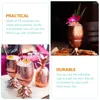 Wine Glasses Pineapple Sippy Cup Stainless Steel Drinking Coffee Straw Gold Plastic Water Cups Drinks Mug