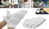 12pcs Soft White Cotton Gloves Garden Housework Protective Glove Inspection Work Wedding Ceremony Gloves Antistatic Reusable Wash4906589