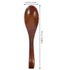 Spoons 4 Pcs Phoebe Spoon Mixing Small Wooden Tea Practical Scoops Stirring Soup Ladle