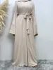 Skromne Abayas dla kobiet Zestawy muzułmańskie Turcja Kaftan Islam Odzież Ramadan Zespół Ramadan Musulmans Caftan Marocain Femme Hijab Robe 240410