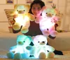 30cm Luminous Glowing Teddy Bear Rag Doll Plush Toys LED Light Kids Adult Christmas Toys Party Favor Sea 75 Y22090662