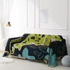Decken Nordic Sofa Deckenabdeckung für Wohnzimmer Dekor Kissen vier Jahreszeiten Multifunktionale Linie Picknick -Camping -Betspannung