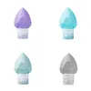 Бутылки для хранения заполненное бутылочное сердце Diamond Split Spell Silicone Lotion Shampoo Squeeze Tube Contaber Portable пустое 80 мл