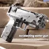 Sand Play Water Fun Passionate Manual Water Gun Ice Blast Desert Eagle Summer Swimming Battle Toy Continuous Shooting Pool Outdoor Fun Q240413