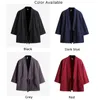 Męskie okopy płaszcze Mężczyzn Cardigan Summer Beach Kimono Casual Orody odzież wierzchnia Chińska tradycyjna luźna kolorowa płaszcz