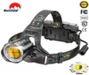 500000lm XHP100 1500m Lange afstand krachtige LED -koplamp Zoomable Outdoor Headlight 18650 XHP902 Hoofd Zaklamp Torch voor Hunt P082252828