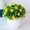 装飾的な花人工鍋植物シミュレーション千の層の花鉢植えの偽の盆栽ヤードデスクトップホームデコレーション