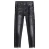 Jeans de designer de luxo para homens jeans novos para homens de luxo de luxo masculino espessos de calça de moda de moda preta juvenil de juventude