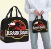 Anpassad Jurassic Park Bag Women Warm Cooler Isolated Lunch Box For Kids School 2207118239343