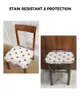 Couvre-chaise American Country Star Farm Cushion Cushion Stretch Dining Cover Covers pour Home El Banquet Living Room