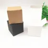 Wrap Prezent 24pcs Śliczny kreskówka Mini Kraft Paper Box