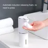 Dispensatore di sapone liquido Schiuma automatico Induzione touchless USB Ricarica 3 modalità Rondella a mano Cucina Accessorio per il bagno Forniture